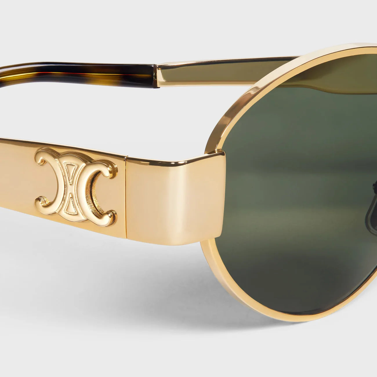 Metalic "CC" Sunglasses